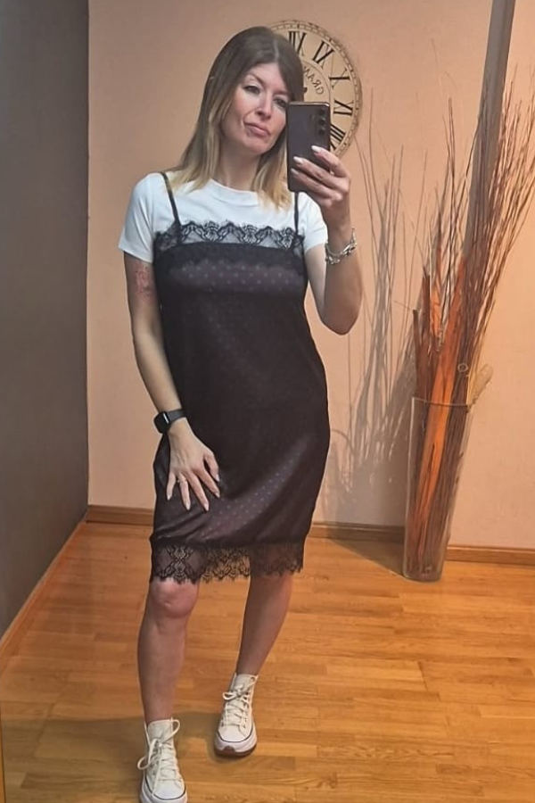 Vestido Lunares