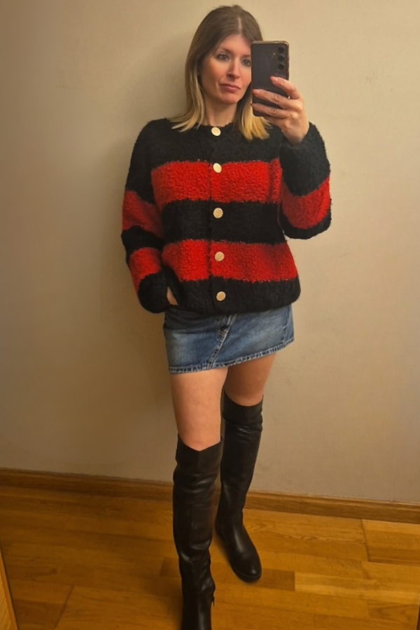 Chaqueta Rayas