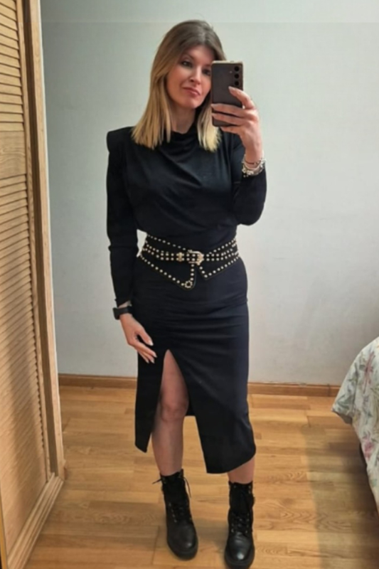 Vestido Hielo Negro